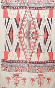 EASC8549 Ethnic Pattern Print Scarf