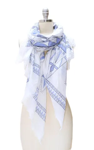 EASC8549 Ethnic Pattern Print Scarf