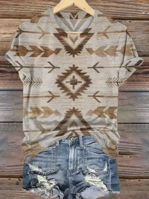 Geometric Ethnic T-shirt