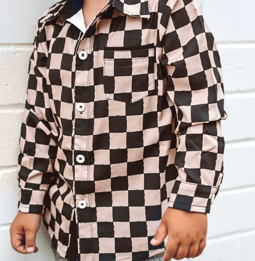 George Hats - Vintage Check Button-Up Shirt (5/6)