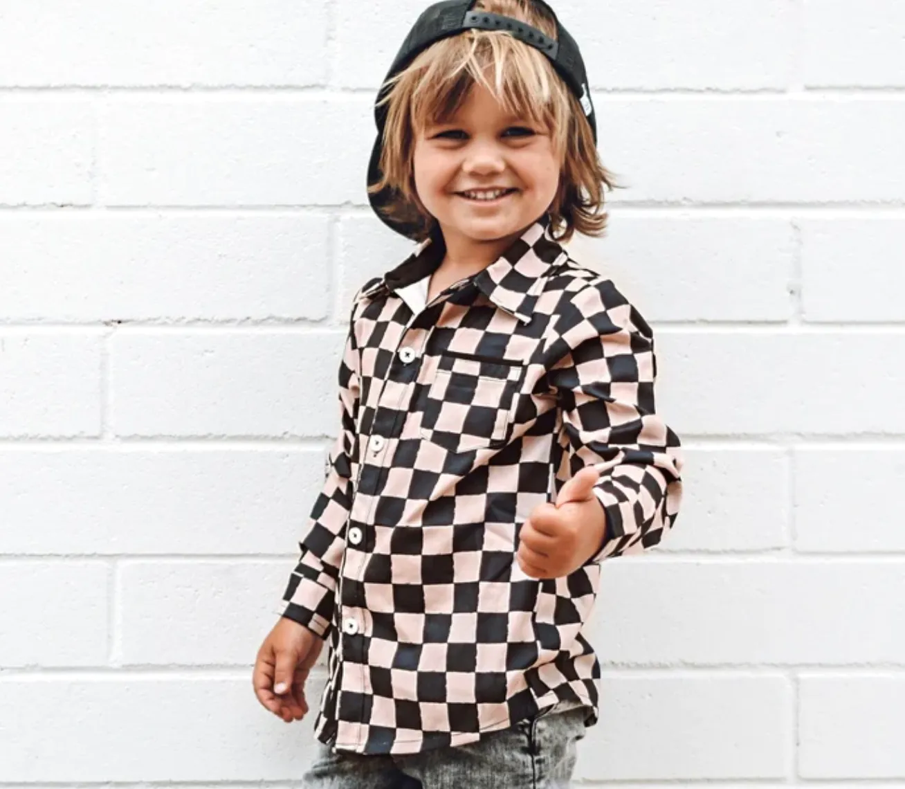 George Hats - Vintage Check Button-Up Shirt (5/6)