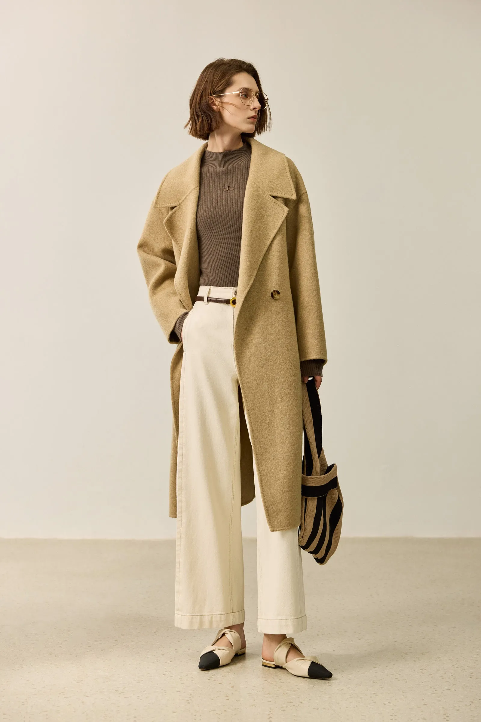 LILY Double-Faced Wool Coat