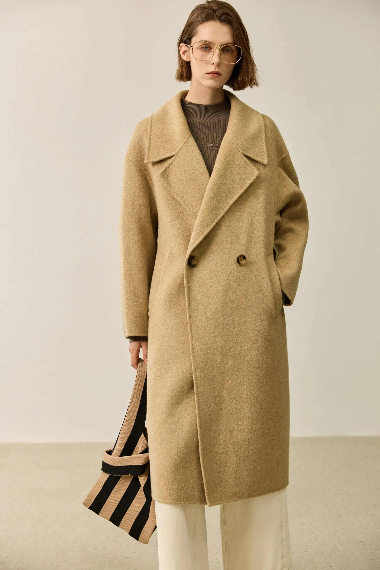 LILY Double-Faced Wool Coat