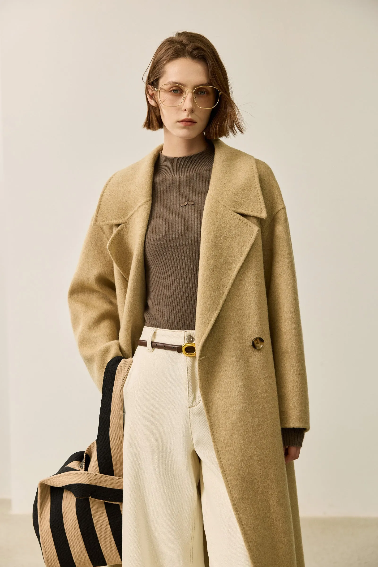 LILY Double-Faced Wool Coat