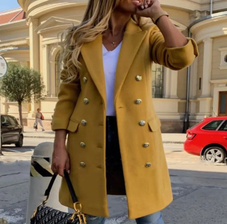 Madeleine I Elegant Long Coat