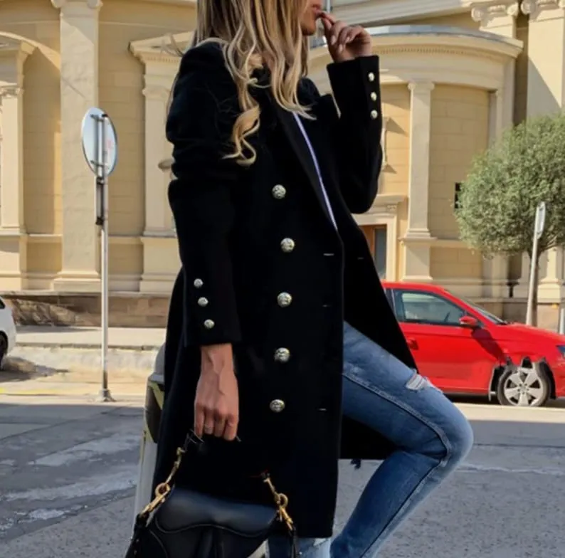 Madeleine I Elegant Long Coat
