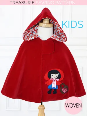 MAISIE - Girls Reversible Cape Pattern