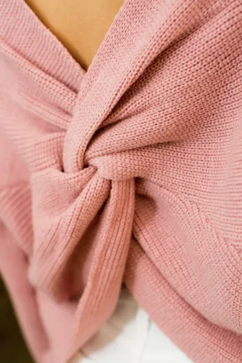Malibu Beach Twist Knott Pullover