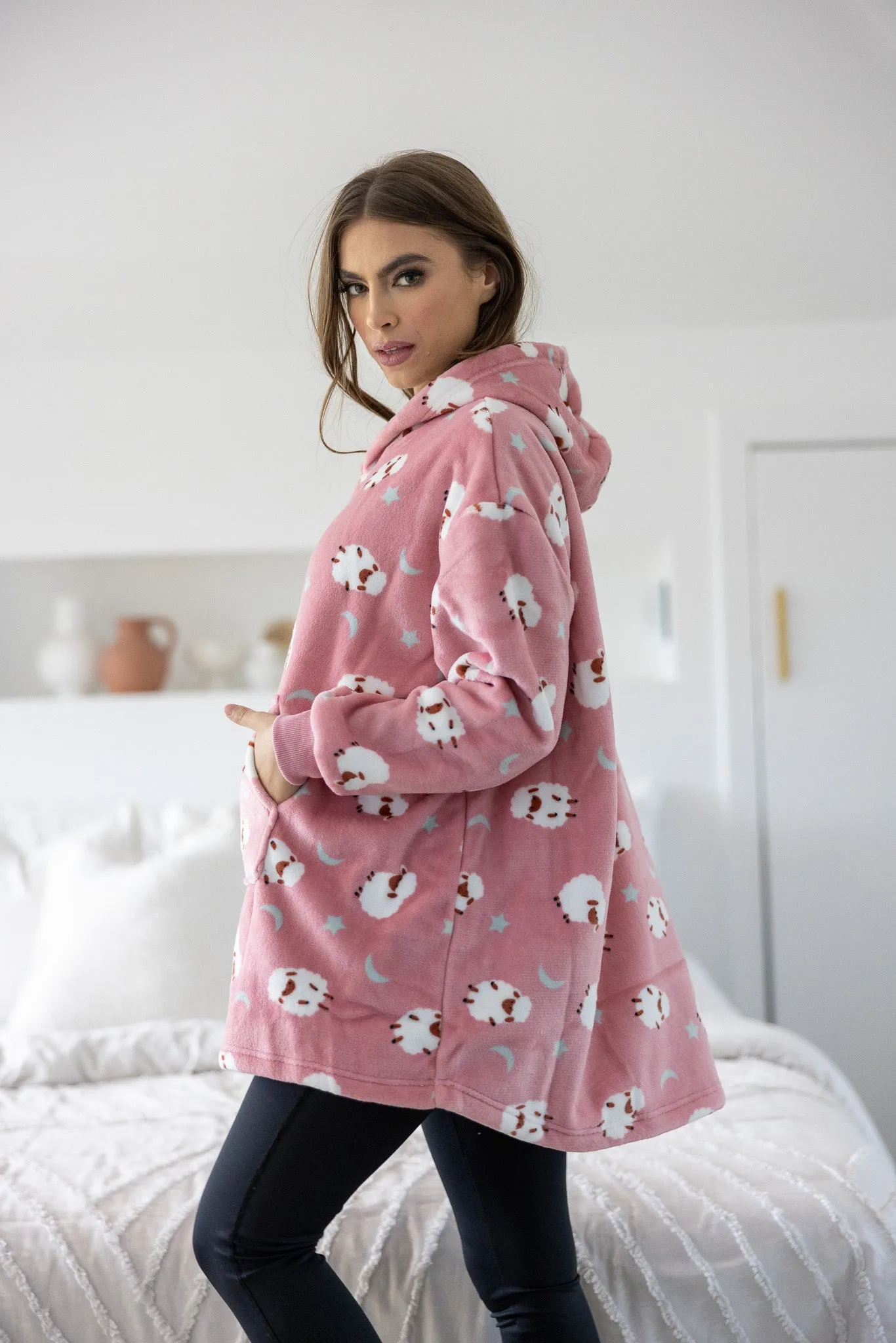 Pink Sheep Kids Blanket Jumper
