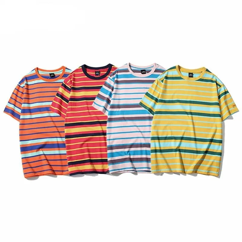 T Shirt Ulzzang à rayure