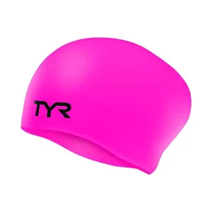 TYR Long Hair Silicone Cap 5241119- Pink