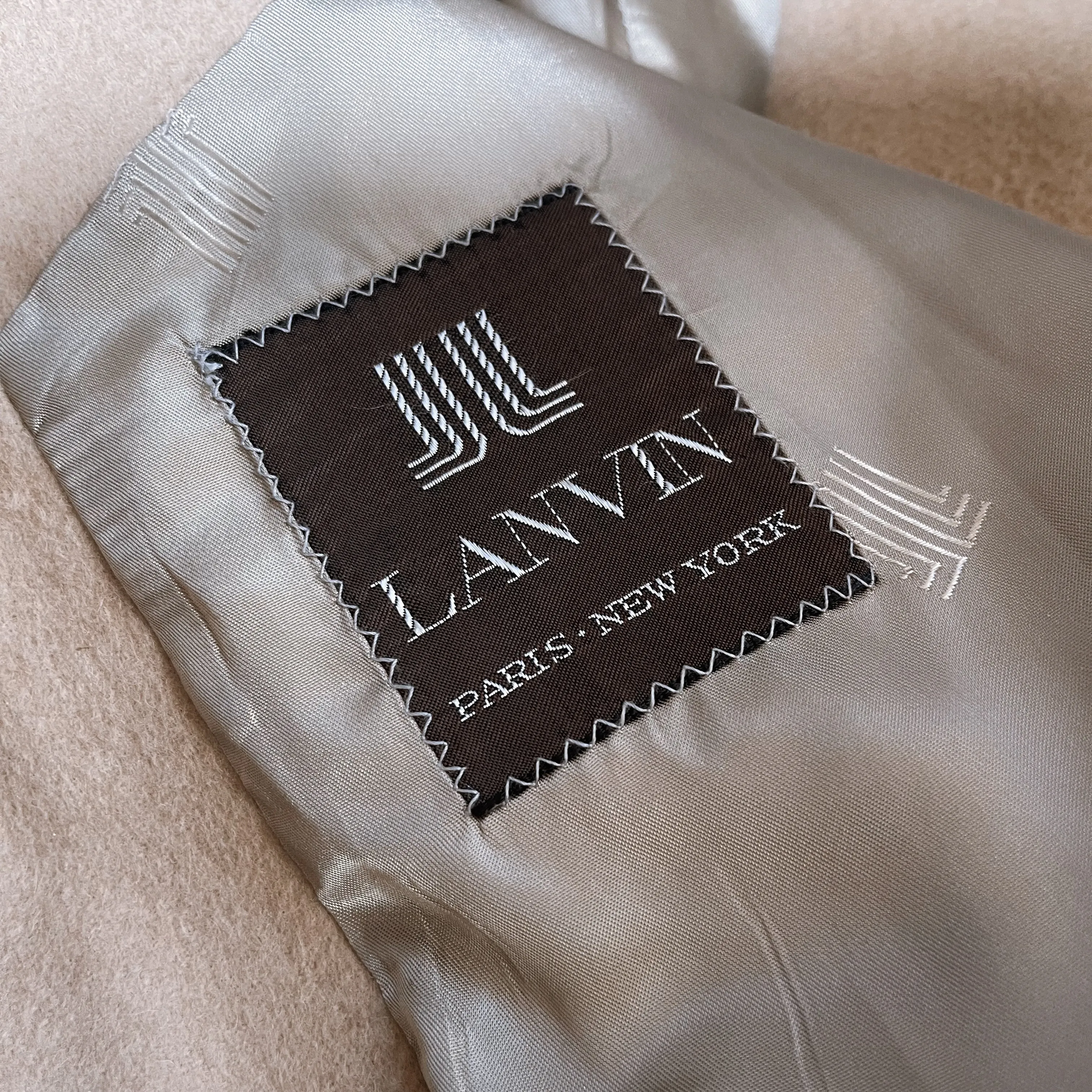 Vintage Lanvin Camel Hair Blazer