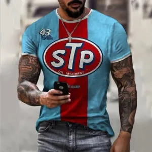 Vintage Motor Oil Motorcycles T-Shirt